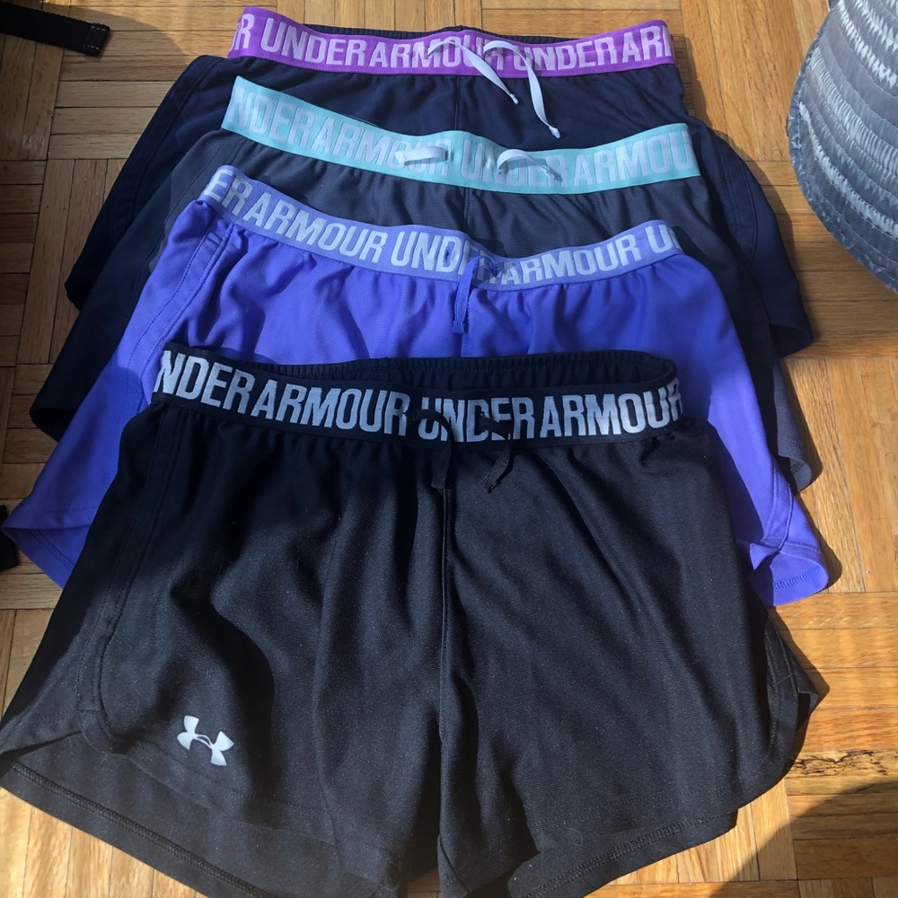 Women’s Under Armour Play up shorts | 4 pairs | XS